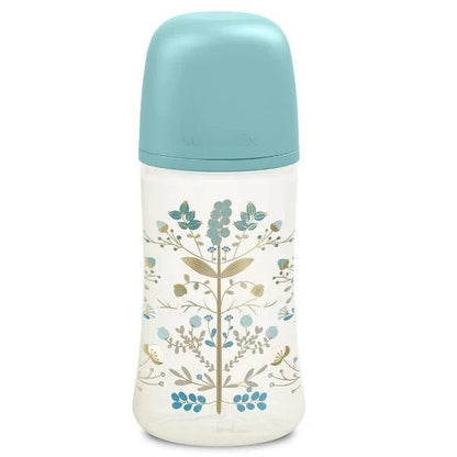 Biberon Premium Gold Tétine SX PRO 270 ml Bleu / Rose – Suavinex