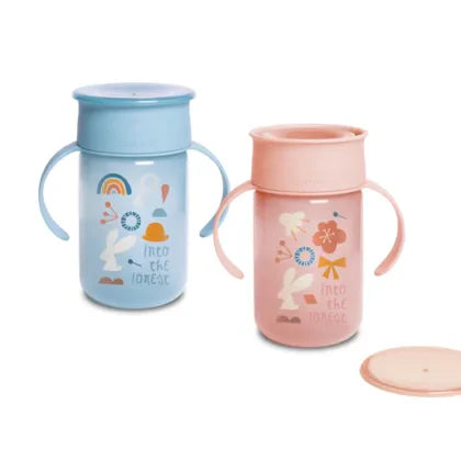 Tasse d’Apprentissage 360º avec Poignées (340 ml, 12m+) - Suavinex