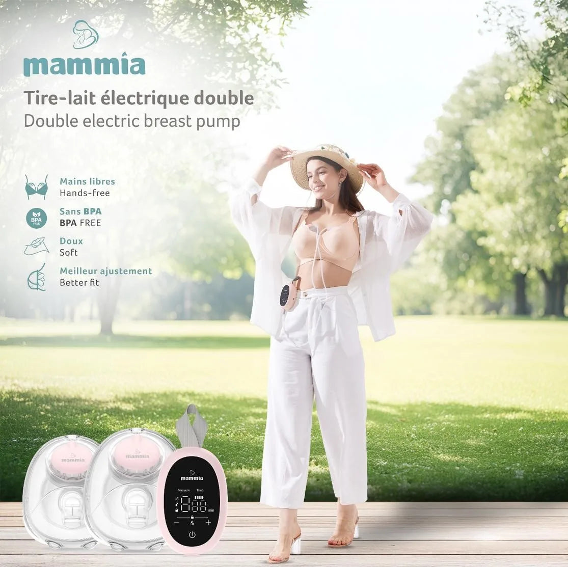 Tire-lait Électrique Double Mains Libres Duoflex – Mammia