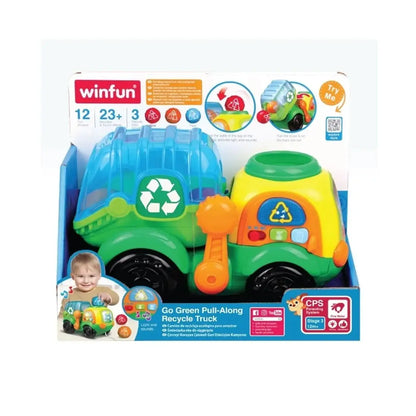 Winfun Camion Recycling Truck 12m+ – Go Green