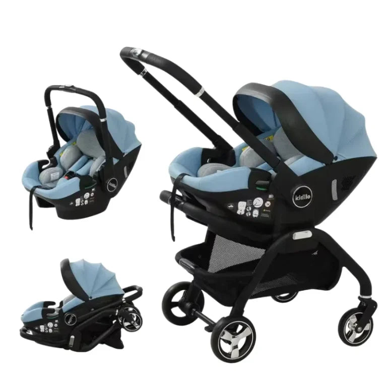 Poussette Siège Auto Multifonctionnelle 3 en 1 – Kidilo