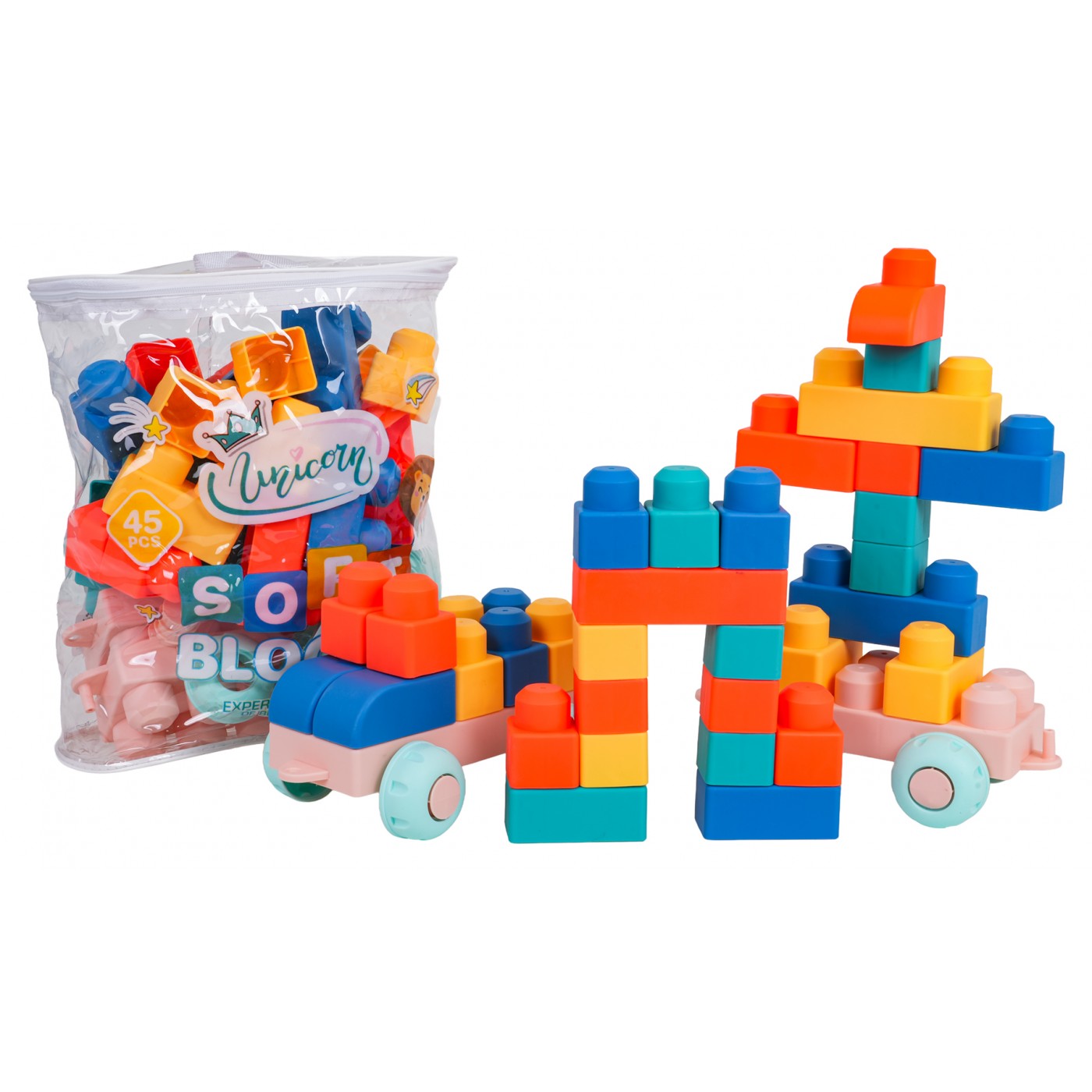 Ensemble de Blocs Souples – 25 Pièces
